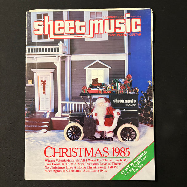 MAGAZINE Sheet Music Dec 1985 Christmas songs, Saving All My Love For You