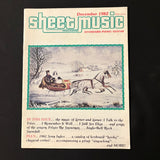 MAGAZINE Sheet Music Dec 1982 Lerner and Loewe, sing-a-long accompaniment