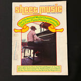 MAGAZINE Sheet Music Aug/Sep 1985 Old Time Piano Playing Contest