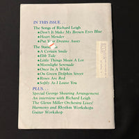 MAGAZINE Sheet Music Jun/Jul 1983 Moonlight Serenade, Ebb Tide, Richard Leigh