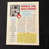 MAGAZINE Sheet Music Aug/Sep 1988 Hollywood Melodies