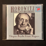 CD Vladimir Horowitz 'The Last Recording' (1990) Liszt, Chopin, Haydn, Wagner