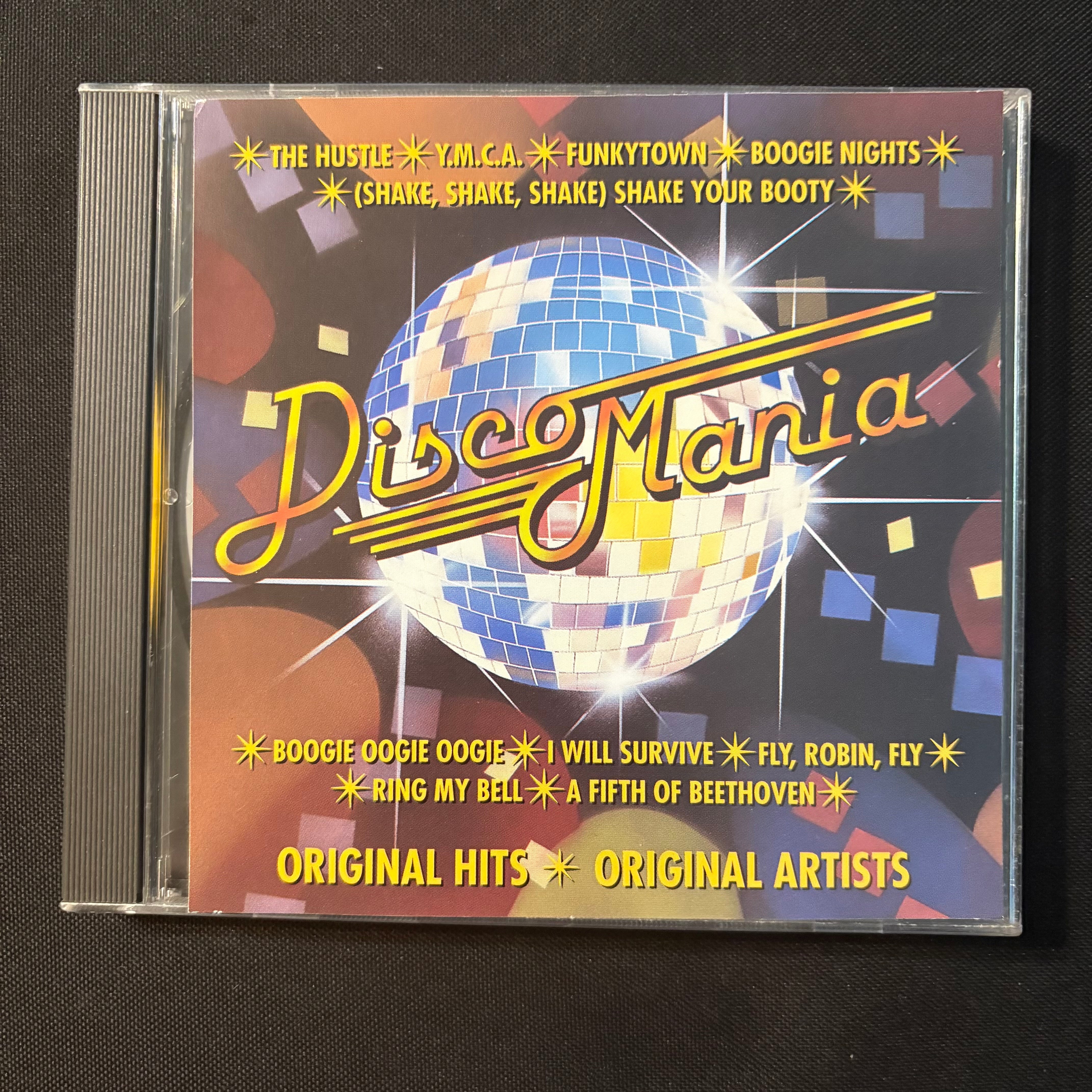 CD K-Tel Discomania (1993) Funkytown, The Hustle, YMCA, Ring