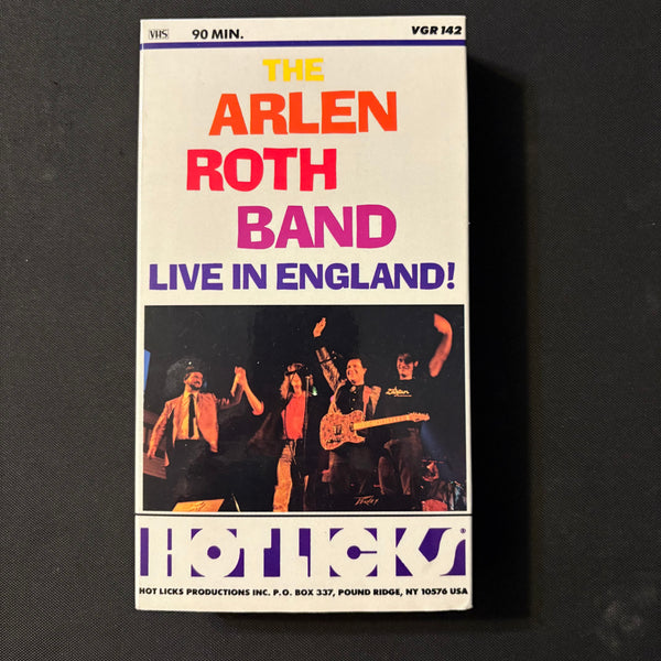 VHS Arlen Roth Band 'Live In England!' Hot Licks guitar concert