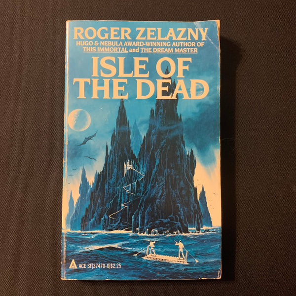 BOOK Roger Zelazny 'Isle of the Dead' (1982) PB science fiction future gods