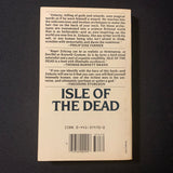 BOOK Roger Zelazny 'Isle of the Dead' (1982) PB science fiction future gods