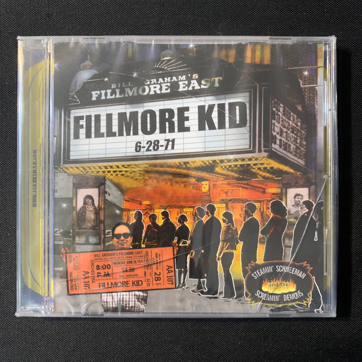 201 Fillmore CD Steamin' Schneeman and the Screamin' Demons 'The Fillmore Kid' (201 ...