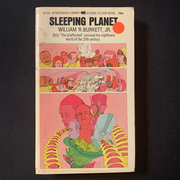 BOOK William R. Burkett Jr 'Sleeping Planet' (1970) PB science fiction alien takeover