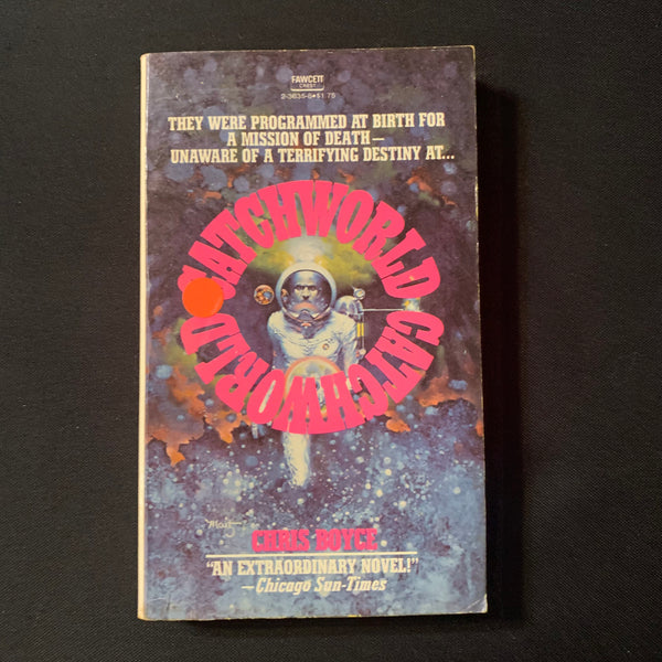 BOOK Chris Boyce 'Catchworld' (1975) PB science fiction