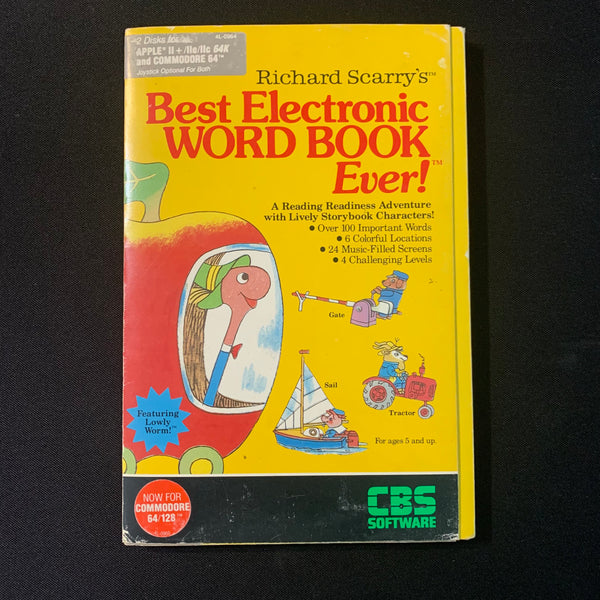 COMMODORE 64 Richard Scarry's Best Electronic Word Book Ever! (1985) NON LOADING CBS