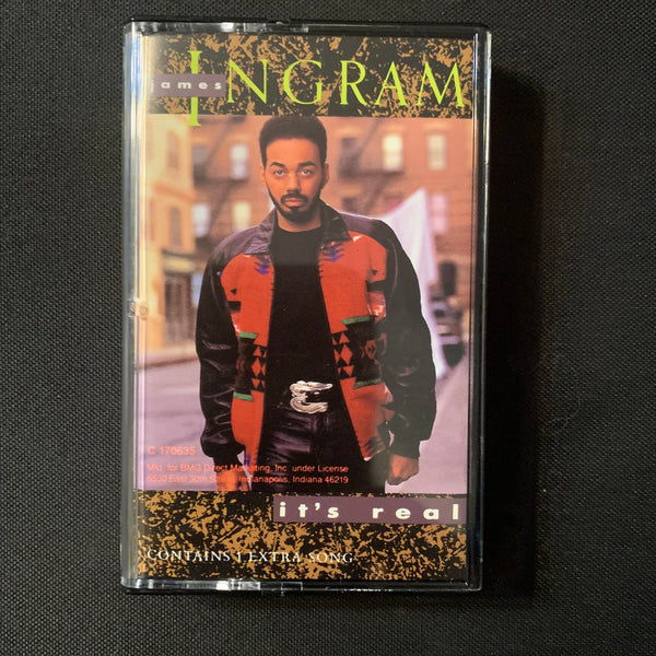 CASSETTE James Ingram 'It's Real' (1989) I Don't Have the Heart