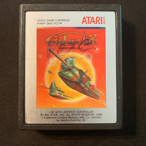 ATARI 2600 Galaxian (1983) tested video game cartridge