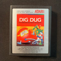 ATARI 2600 Dig Dug (1982) tested video game cartridge