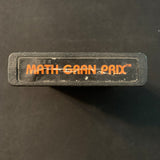 ATARI 2600 Math Gran Prix (1982) tested educational video game cartridge