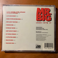 CD Mr. Big 'Lean Into It' (1991) To Be With You, Just Take My Heart