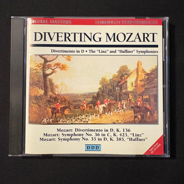 CD Diverting Mozart (1996) Divertimento in D, Symphony Nos. 35 and 36, Slovak Philharmonic
