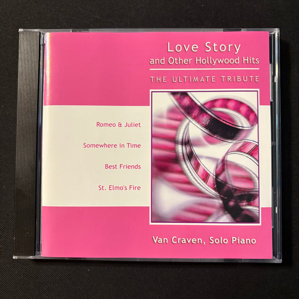 CD Van Craven 'Love Story and Other Hollywood Hits: The Ultimate Tribute' (2002) solo piano