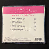 CD Van Craven 'Love Story and Other Hollywood Hits: The Ultimate Tribute' (2002) solo piano