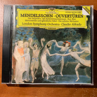 CD Mendelssohn 'Overtures' (1985) London Symphony Orchestra, Claudio Abbado