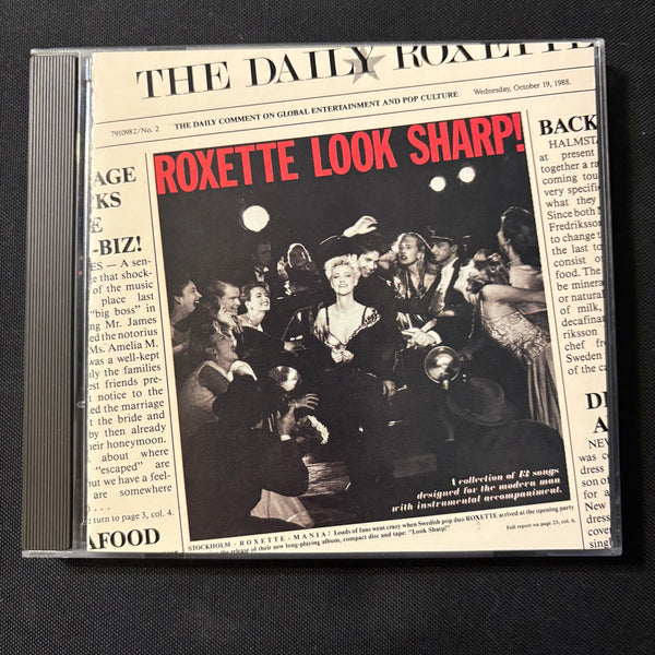 CD Roxette 'Look Sharp!' (1988) The Look, Listen To Your Heart