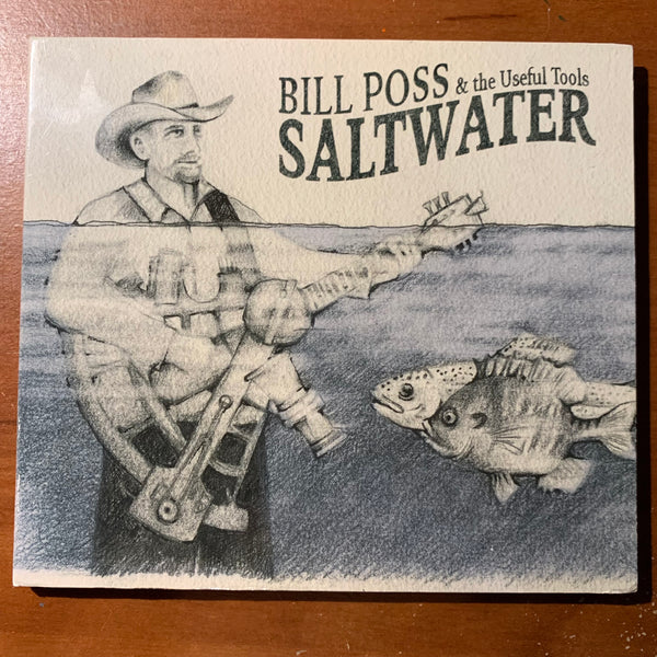 CD Bill Poss and the Useful Tools 'Saltwater' (2014) digipak indie folk rock