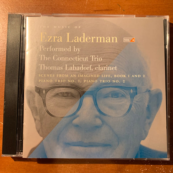 CD Music of Ezra Laderman Vol. 6 (2004) Connecticut Trio modern classical music