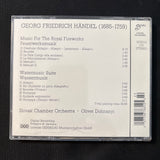 CD Handel 'Music For the Royal Fireworks, Watermusic Suite' classical music