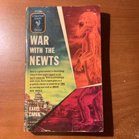 BOOK Karel Capek 'War With the Newts' (1955) prophetic science fiction