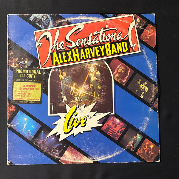 LP Sensational Alex Harvey Band 'Live' (1975) VG/VG vinyl record