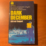 BOOK Alfred Coppel 'Dark December' (1970) Fawcett Gold Medal science fiction