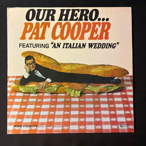 LP Pat Cooper 'Our Hero' (1966) VG+/VG+ comedy vinyl record