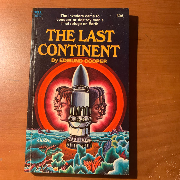 BOOK Edmund Cooper 'The Last Continent' (1969) Dell science fiction