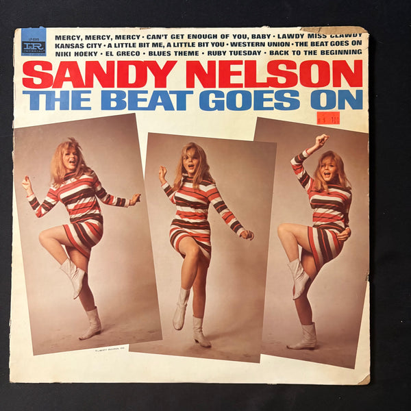 LP Sandy Nelson 'The Beat Goes On' (1967) VG/VG vinyl record