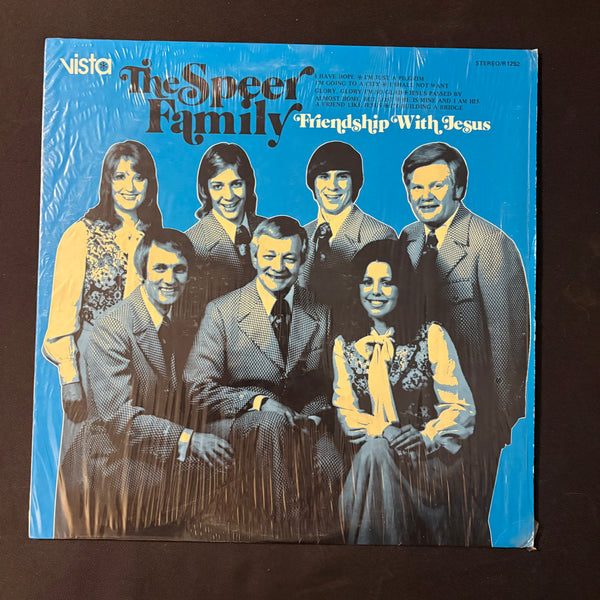 LP Speer Family 'Friendship With Jesus' (1973) Christian gospel VG+/VG+ vinyl record