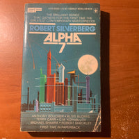 BOOK Robert Silverberg (ed) 'Alpha 7' (1977) Berkley science fiction anthology Algis Budrys, Robert Sheckley