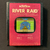 ATARI 2600 River Raid (1982) tested video game cartridge Activision