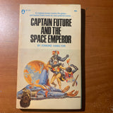 BOOK Edmond Hamilton 'Captain Future and the Space Emperor' (1967) Popular Library science fiction