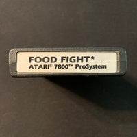 ATARI 7800 Food Fight (1988) tested video game cartridge