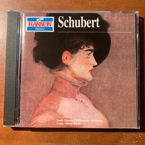 CD Schubert 'Symphony No. 7' (1996) South German Philharmonic Orchestra; Alfred Scholz