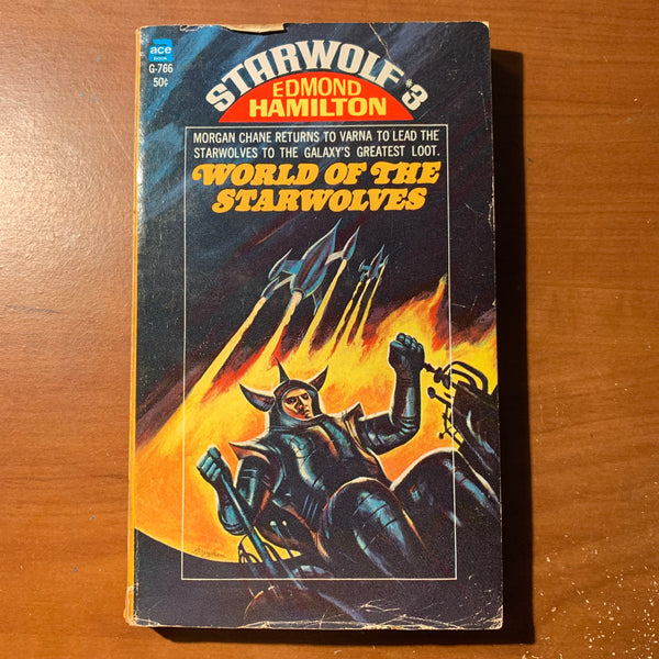 BOOK Edmond Hamilton 'Starwolf #3: World of the Starwolves' (1968) Ace ...
