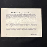 BOOK Robert A. Heinlein 'Notebooks of Lazarus Long' (1978) D.F. Vassallo