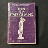 BOOK Nancy Bryan 'Thin Is a State of Mind' (1980) HC diet wellbeing health