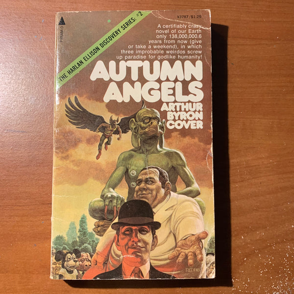 BOOK Arthur Byron Cover 'Autumn Angels' (1975) Pyramid science fiction