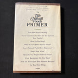 BOOK Beatrice Trum Hunter 'Natural Foods Primer' (1972) HC ex-library 1st ed organic