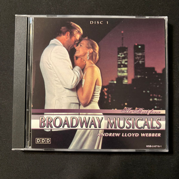 CD The Best From Broadway Musicals: Andrew Lloyd Webber Phantom Of the Opera, Jesus Christ Superstar