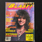 MAGAZINE Blast Oct 1987 Bon Jovi, Bret Michaels, Motley Crue, Rikki Rockett