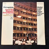 LP Bernstein Conducts Favorite Rossini Overtures (1964) VG+/VG classical vinyl