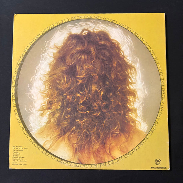 LP Roger Daltrey 'Daltrey' (1973) VG+/VG+ vinyl record – The