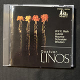 CD Quatuor Linos 'W.F.E. Bach, Dubois, Maurice, Schneider, Wouters' (1989) Quebec classical quartet