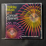 CD G. Schirmer Catalogue Sampler 'Holiday Music and Concert Openers' (1999) 20th century composers